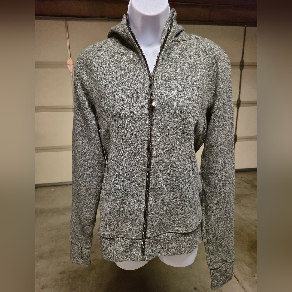 Lululemon Athletica Heather Gray Zip-Up Hoodie‎